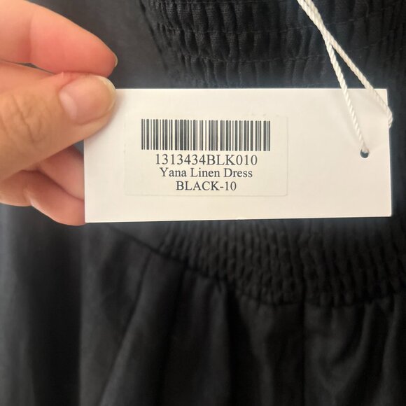 Ref Yana Linen Dress - Halter w/ Structured Bodice - Picture 11 of 11